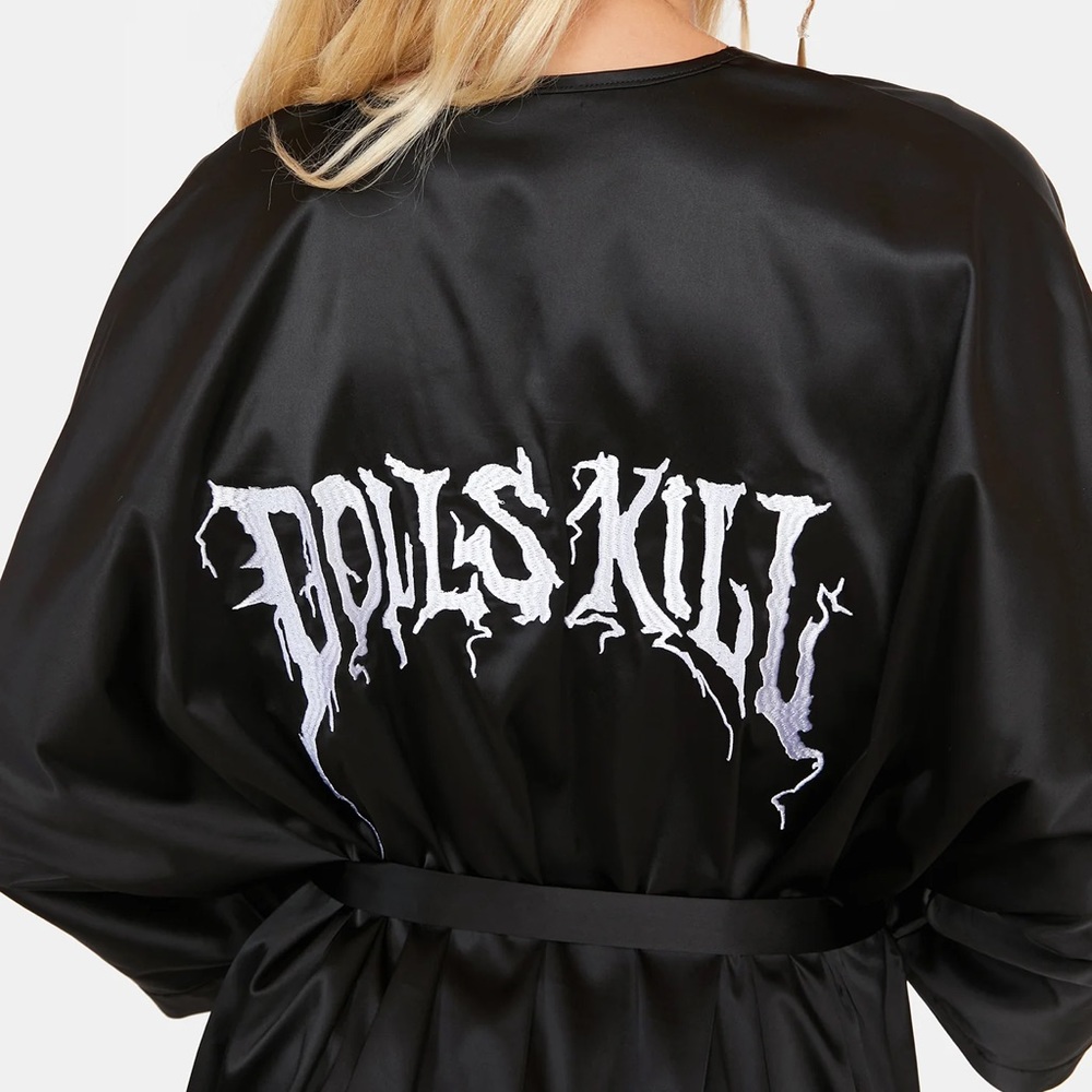 Dolls Kill Embroidered Robe - Picture 2 of 2